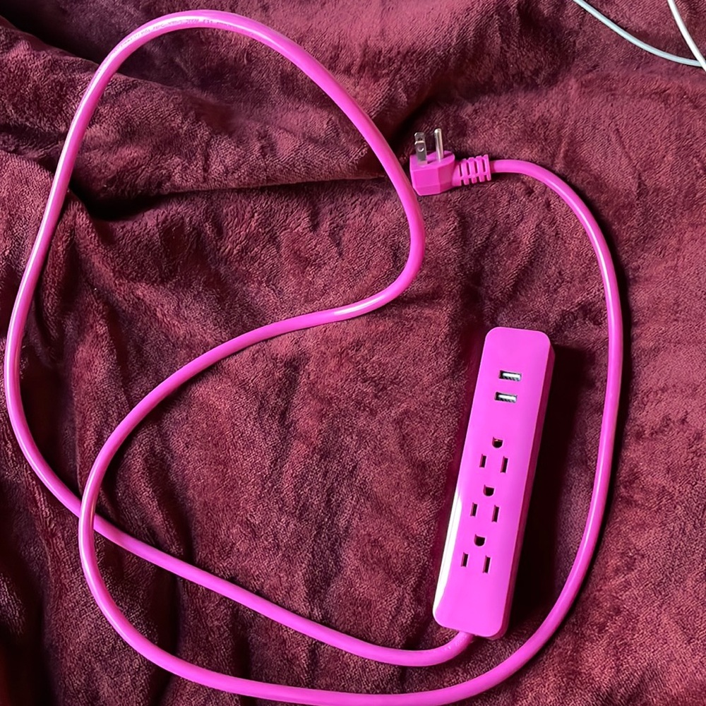 hot pink extension cord